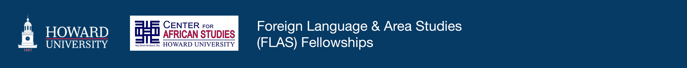 Foreign Language & Area Studies (FLAS) Fellowships logo